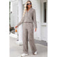 RTS!!!  Nicola White Leopard Print Long Sleeve and Pants Pajamas Set   RTS!!!