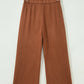Nicolette Curry Scalloped Edge Pocket Full-Length Pant