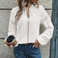 Nomi White Lace Hollow Out Long Sleeve Blouse