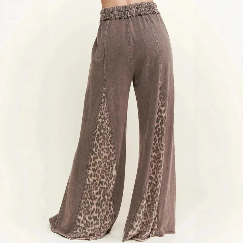 Norrell Leopard Patch Pants