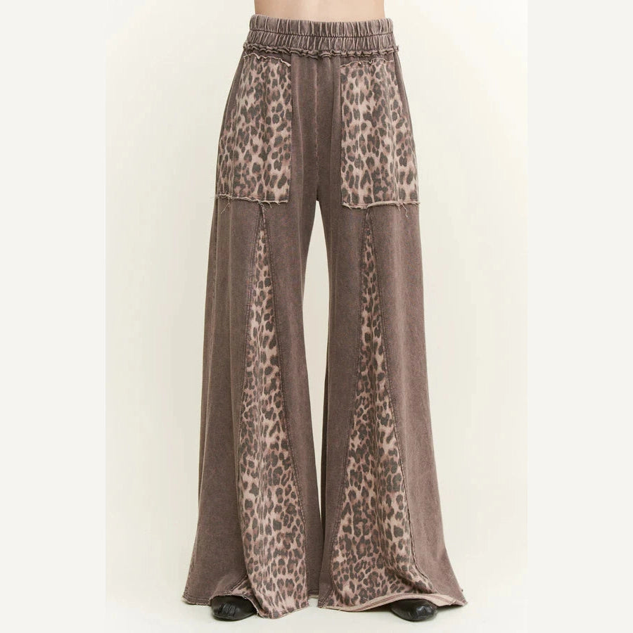 Norrell Leopard Patch Pants