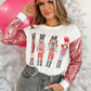 Pink Nutcracker Sequin Sleeve Top