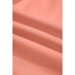 Kendyl Orange Color Block Flower Patchwork Drawstring Contrasted Elastic Waist Wide Leg Pants