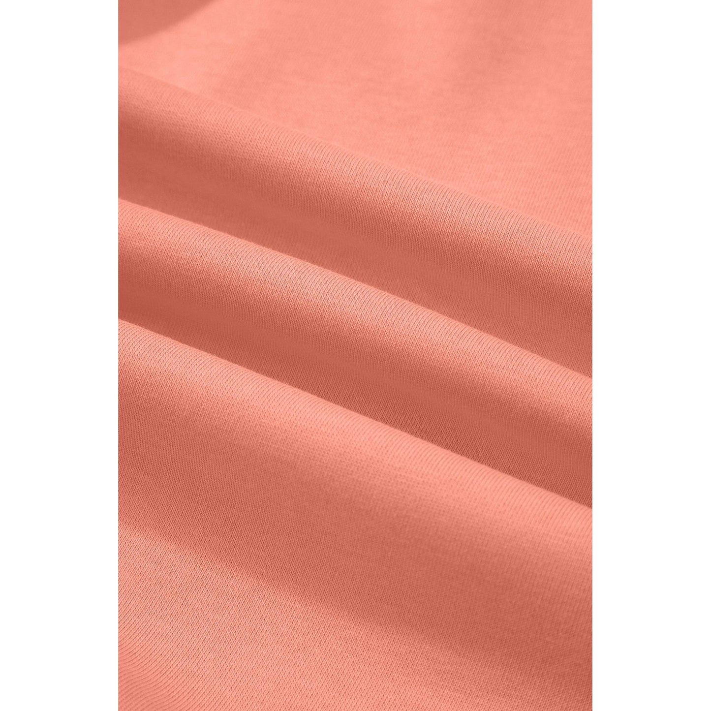 Kendyl Orange Color Block Flower Patchwork Drawstring Contrasted Elastic Waist Wide Leg Pants