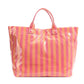 SALE!!!  Abril Glossy Candy-Stripe Shopper - 4 Colors