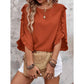 Manda Three-quarter Butterfly Sleeve Top - 5 Colors
