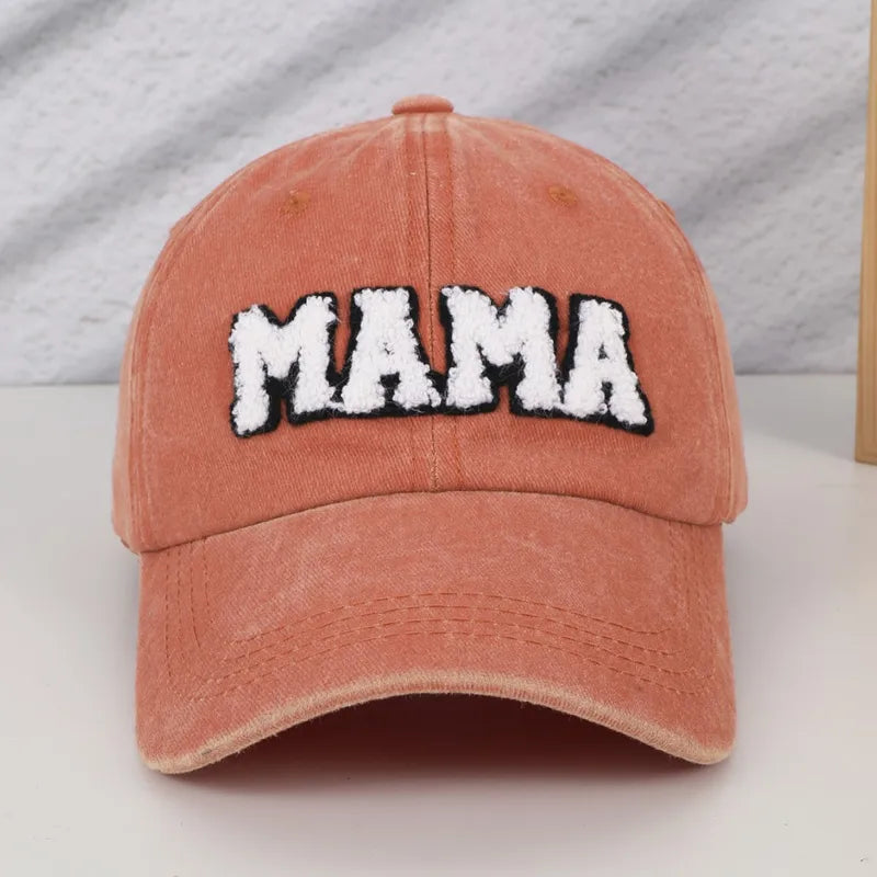 Puff‑Stitch MAMA Baseball Cap - 7 Colors