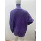 Phelps Purple Shadow Grid Luxe Sweater