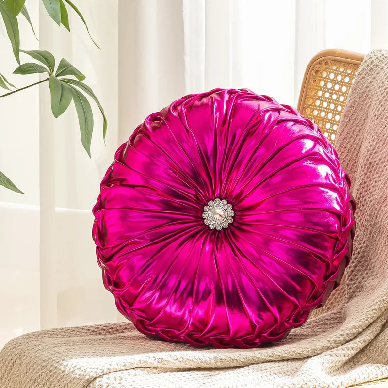 Lustre Bloom Tufted Accent Cushions - 4 Colors