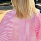 Destin Striped Collar Pop Top - 3 Colors