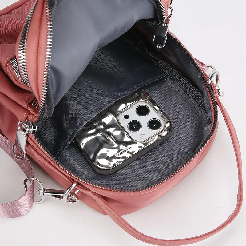 Multi-Zip Crossbody Bag - 6 Colors