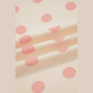 Yolanda Pink Polka Dot Print Patched Pocket Loose Pants