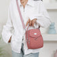 Multi-Zip Crossbody Bag - 6 Colors