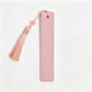 PU Leather Tassel Bookmarks - 4 Colors