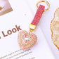 Heart Shape Rhinestone Bag Charm - 4 Colors