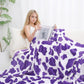 Cow Pattern Lightweight Soft Throw Blanket 50" x 60" - 4 Colors