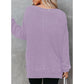 Latoya Oversized Waffle Knit Side Split Sweatshirt - 6 Colors