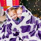 Cow Pattern Lightweight Soft Throw Blanket 50" x 60" - 4 Colors
