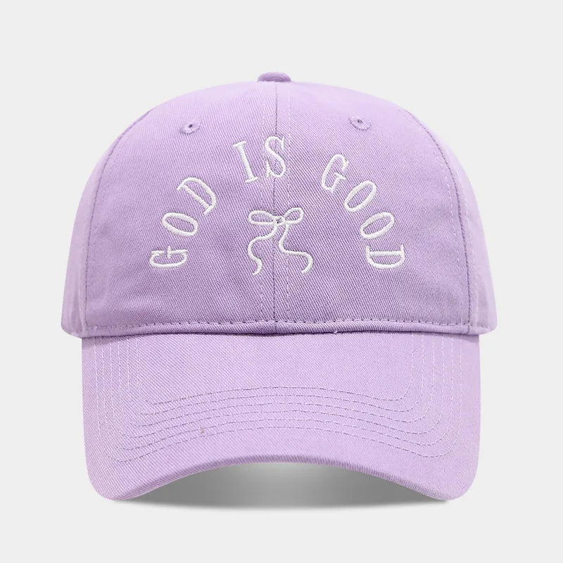 God is Good Embroidered Baseball Cap - 9 Colors