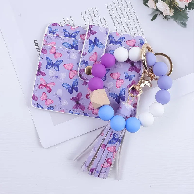 Butterfly Wristlet Keychain - 3 Colors