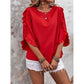 Manda Three-quarter Butterfly Sleeve Top - 5 Colors