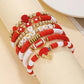 Football Bracelet Stack - 5 Colors