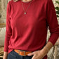 Ivyana Slim Fit Long Sleeve Tee Shirt - 7 Colors