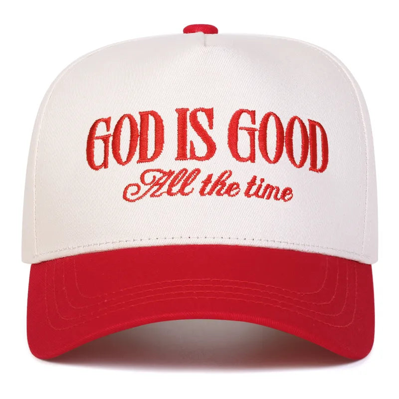 God is Good Embordered Baseball Cap - 3 Colors