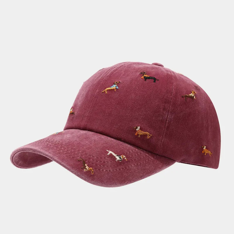 SALE!!!  Dachshund Embroidered Baseball Cap - 5 Colors