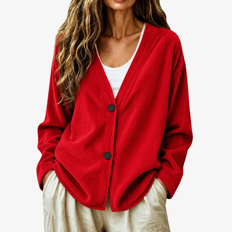 Selbie Relaxed Ribbed Knit Cardigan - 8 Colors