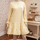 SALE!!!  Rixie Double Tiered Ruffle Hem Long Sleeve Loose Mini Dress