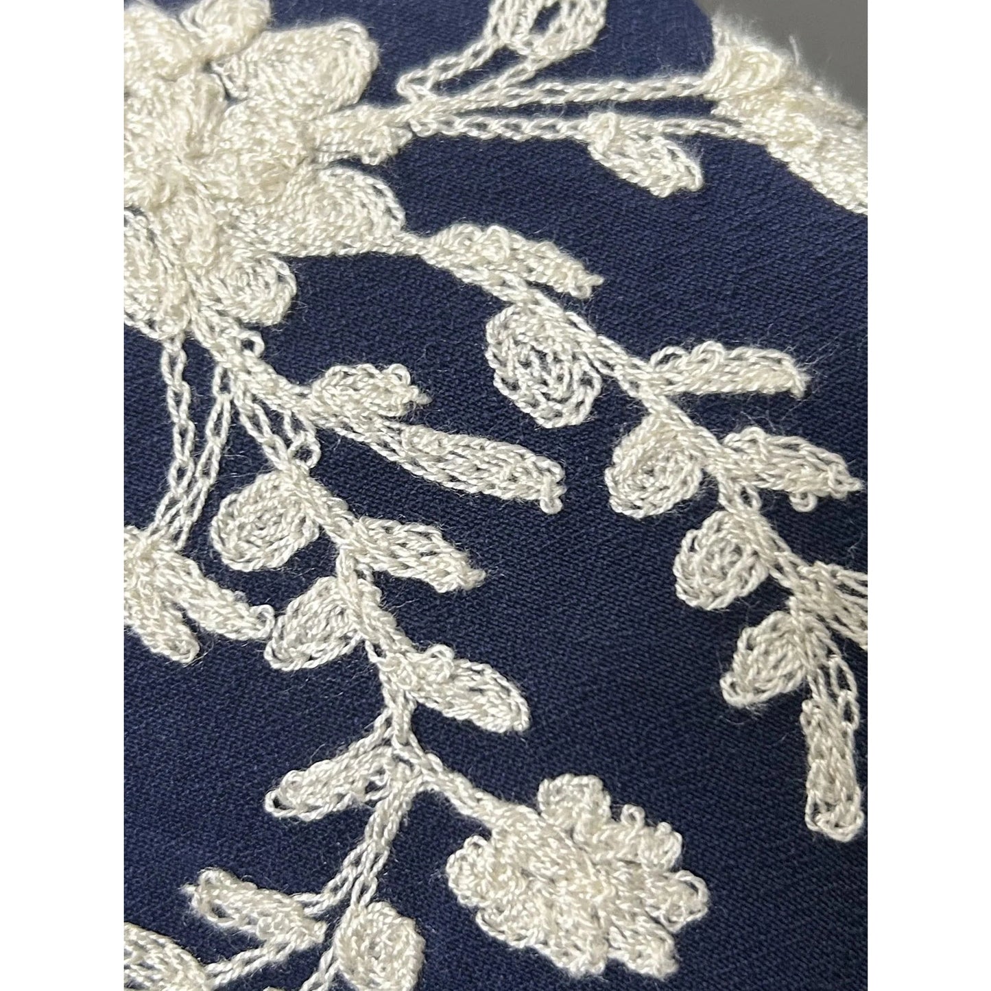 Romilda Navy Floral Ruffle Sleeve Blouse