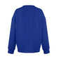 Quincie Blue V Neck Kangaroo Pouch Sweatshirt