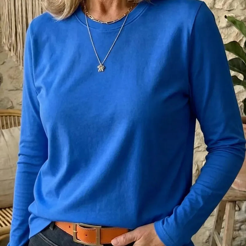 Ivyana Slim Fit Long Sleeve Tee Shirt - 7 Colors