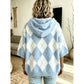 Rubie Argyle Knit Hooded Poncho Sweater - 5 Colors