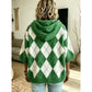 Rubie Argyle Knit Hooded Poncho Sweater - 5 Colors