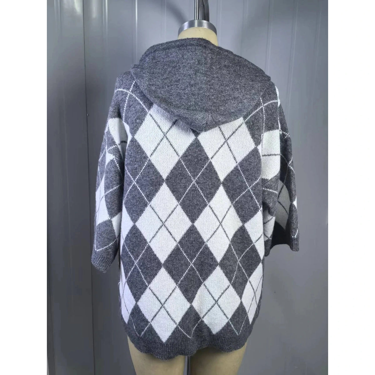Rubie Argyle Knit Hooded Poncho Sweater - 5 Colors