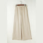 Sallie Loop Drawstring Elastic Waistband Casual Wide Leg Pants