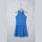 Sara Jane Sky Blue Slim Tank Top Elastic Waist Mini Skort 2pcs Outfit