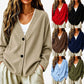 Selbie Relaxed Ribbed Knit Cardigan - 8 Colors