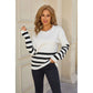 Shania Striped Drop Shoulder Sweater - 3 Colors