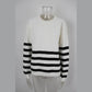 Shania Striped Drop Shoulder Sweater - 3 Colors