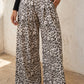 Shenaye Leopard Print Wide Leg Full Length Pants
