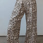 Shenaye Leopard Print Wide Leg Full Length Pants