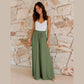 Shirley Army Green Wide Leg Pants