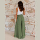 Shirley Army Green Wide Leg Pants