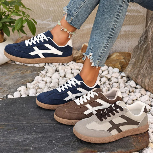 Trendy Low-Top Sneakers - 3 Colors