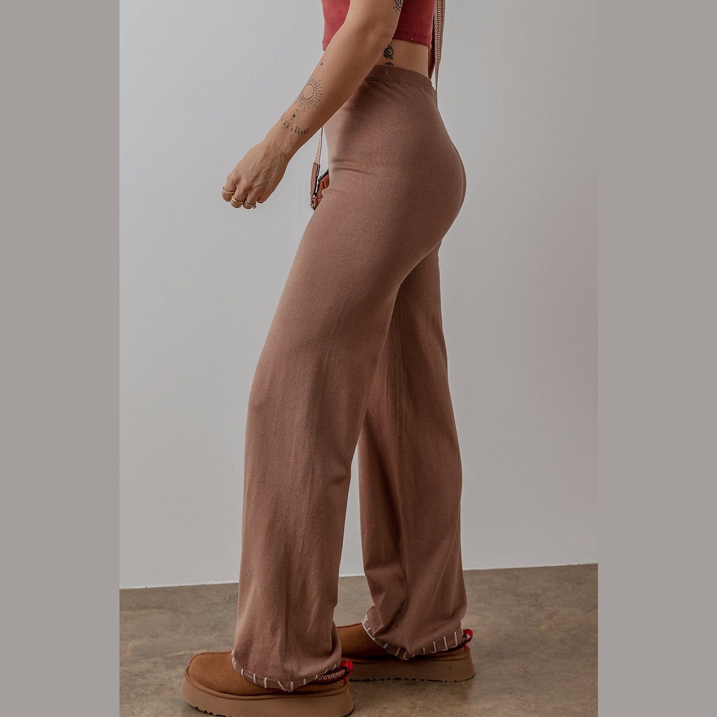 REDUCED!!!! Sierra High Waist Straight Leg Knitted Pants REDUCED!!!
