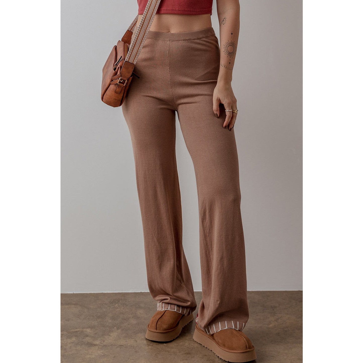 REDUCED!!!! Sierra High Waist Straight Leg Knitted Pants REDUCED!!!