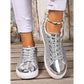 Glitter PU Leather Sneakers - 3 Colors